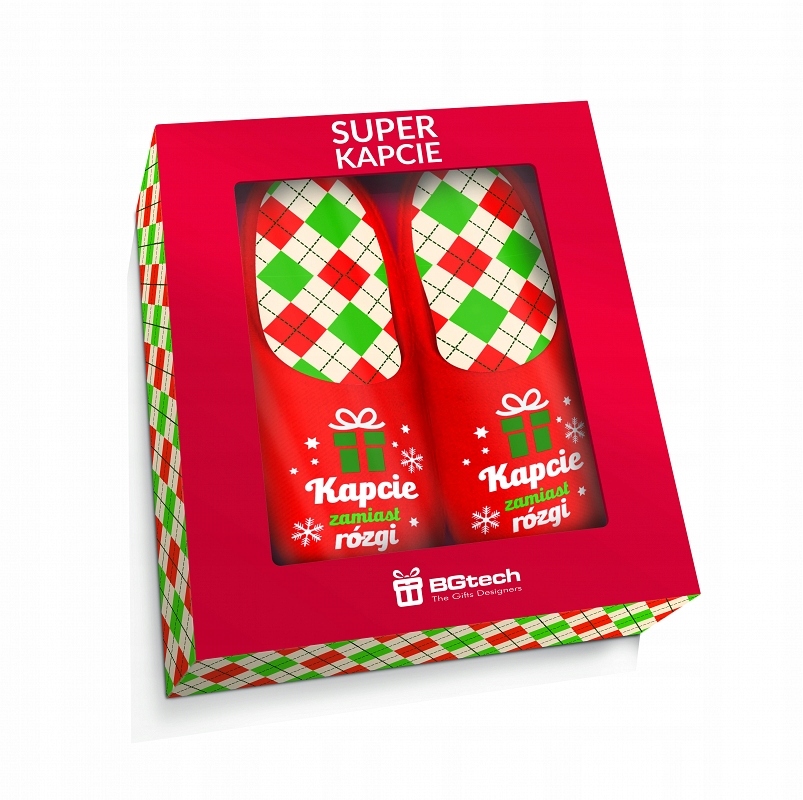 

Świąteczne Kapcie dla Rodziców na Mikołajki Święta