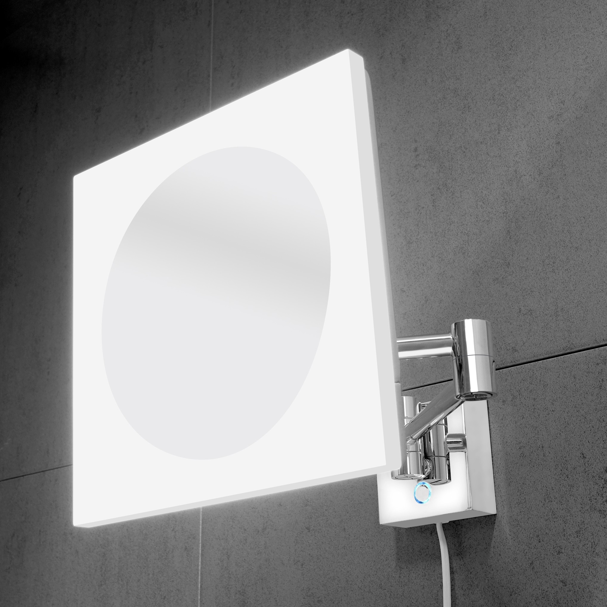 Nimco nástenné kozmetické zväčšovacie zrkadlo s Led osvetlením Zk 20465P-26_