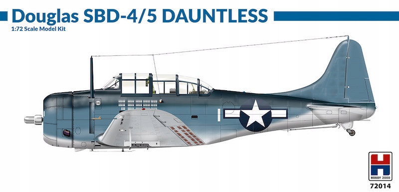 Hobby 2000 72014 Douglas Sbd 4/5 Dauntless 1:72