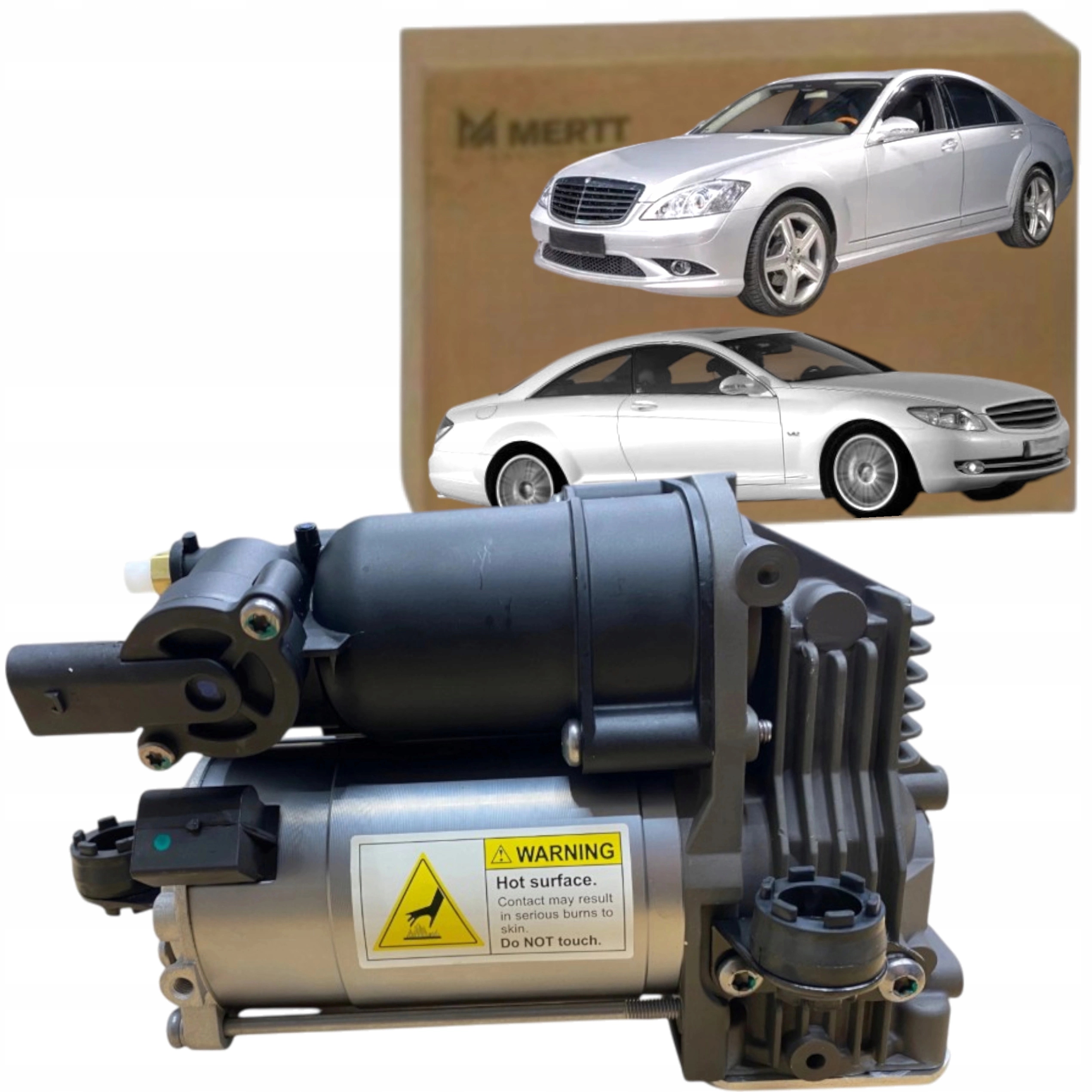 Nový kompresor pneumatického odpružení a kompresor Mercedes S W221 05-13