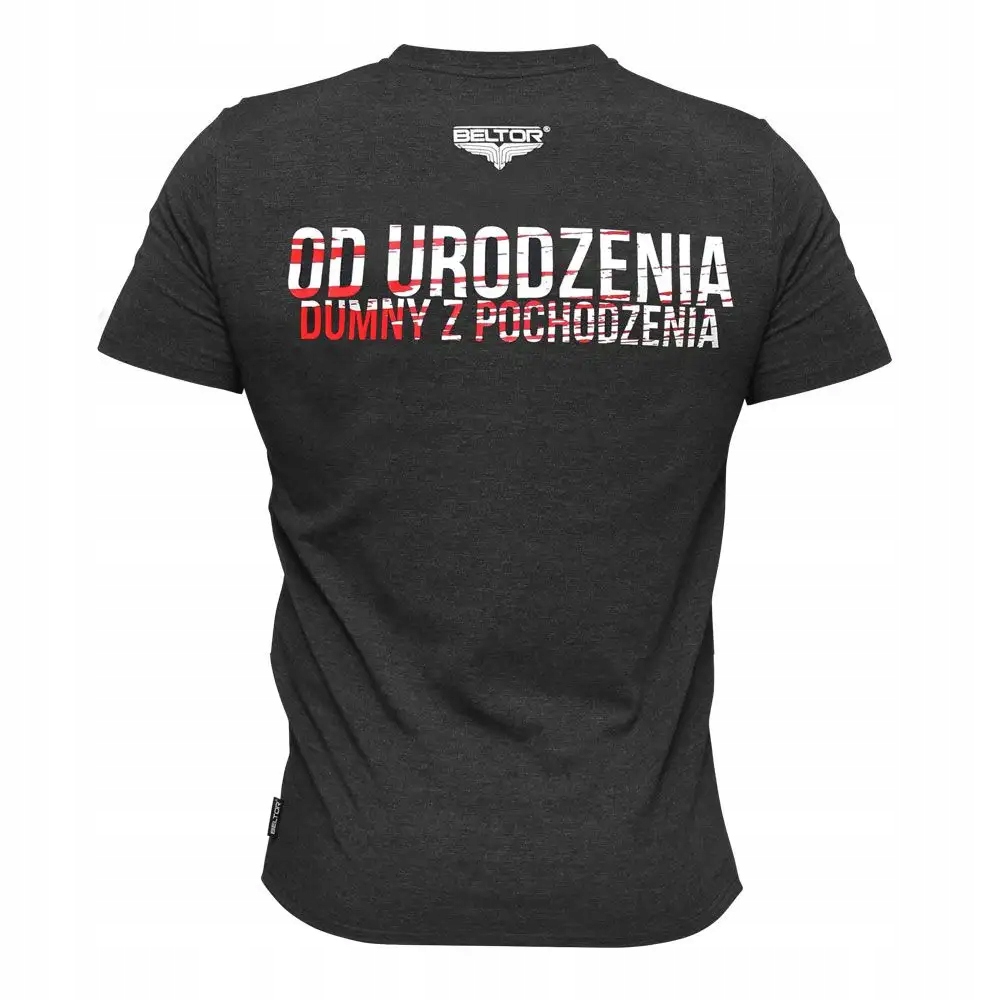 T-shirt -Beltor Od urodzenia Dumny z Pochodzenia| Czarny L