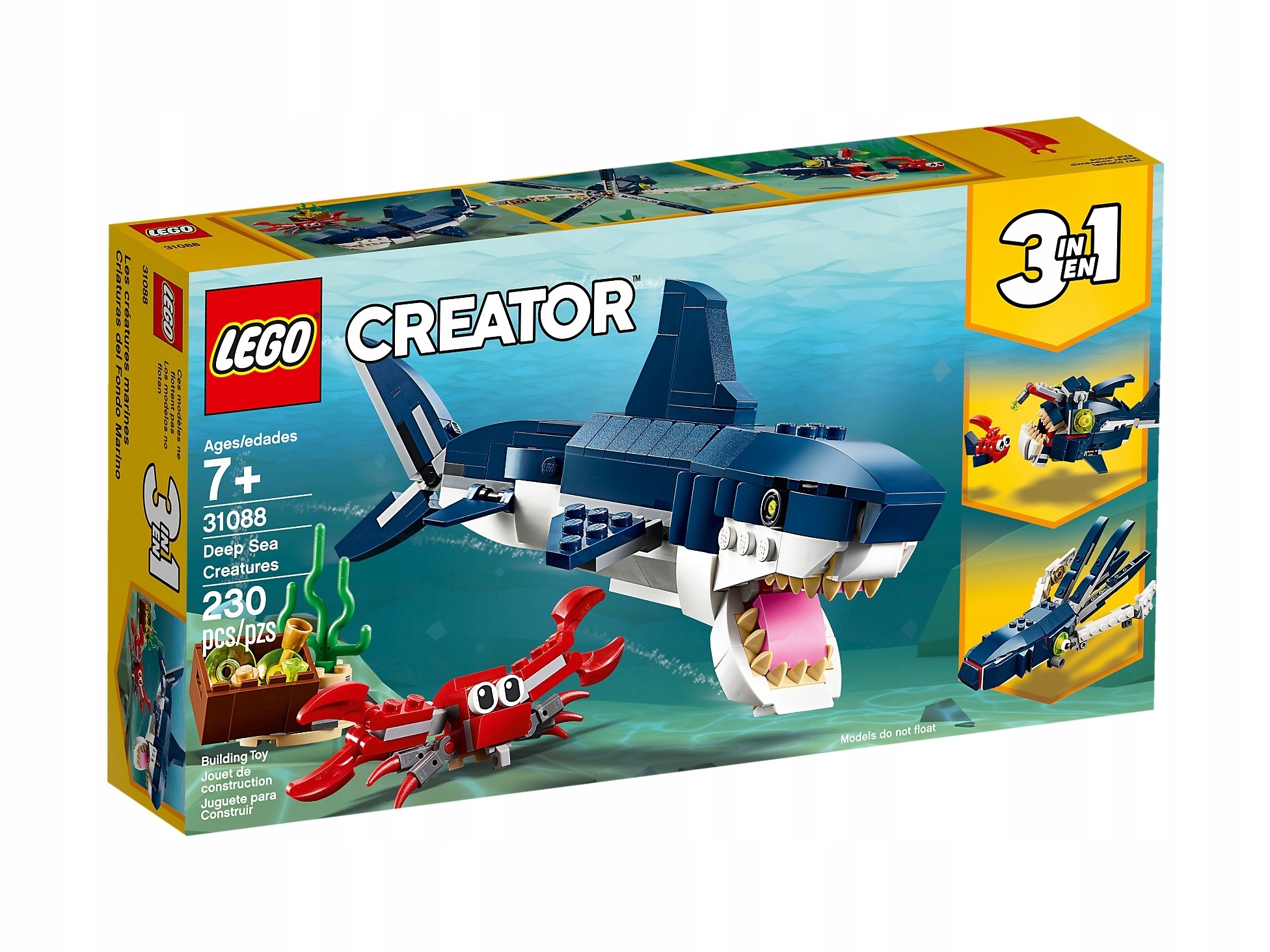 Lego Creator 3v1 31088 Mořské tvory Nové