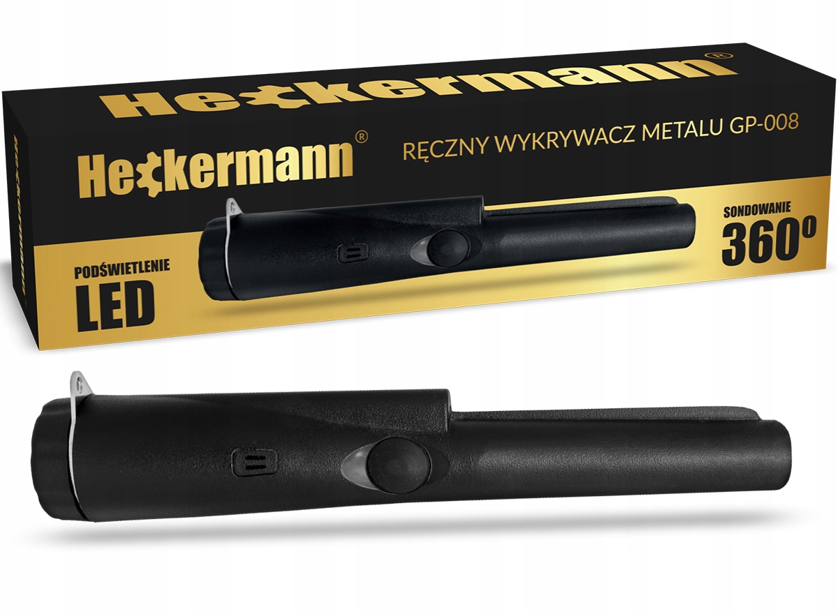 2X Wykrywacz metalu GP-POINTER Heckermann GP-008