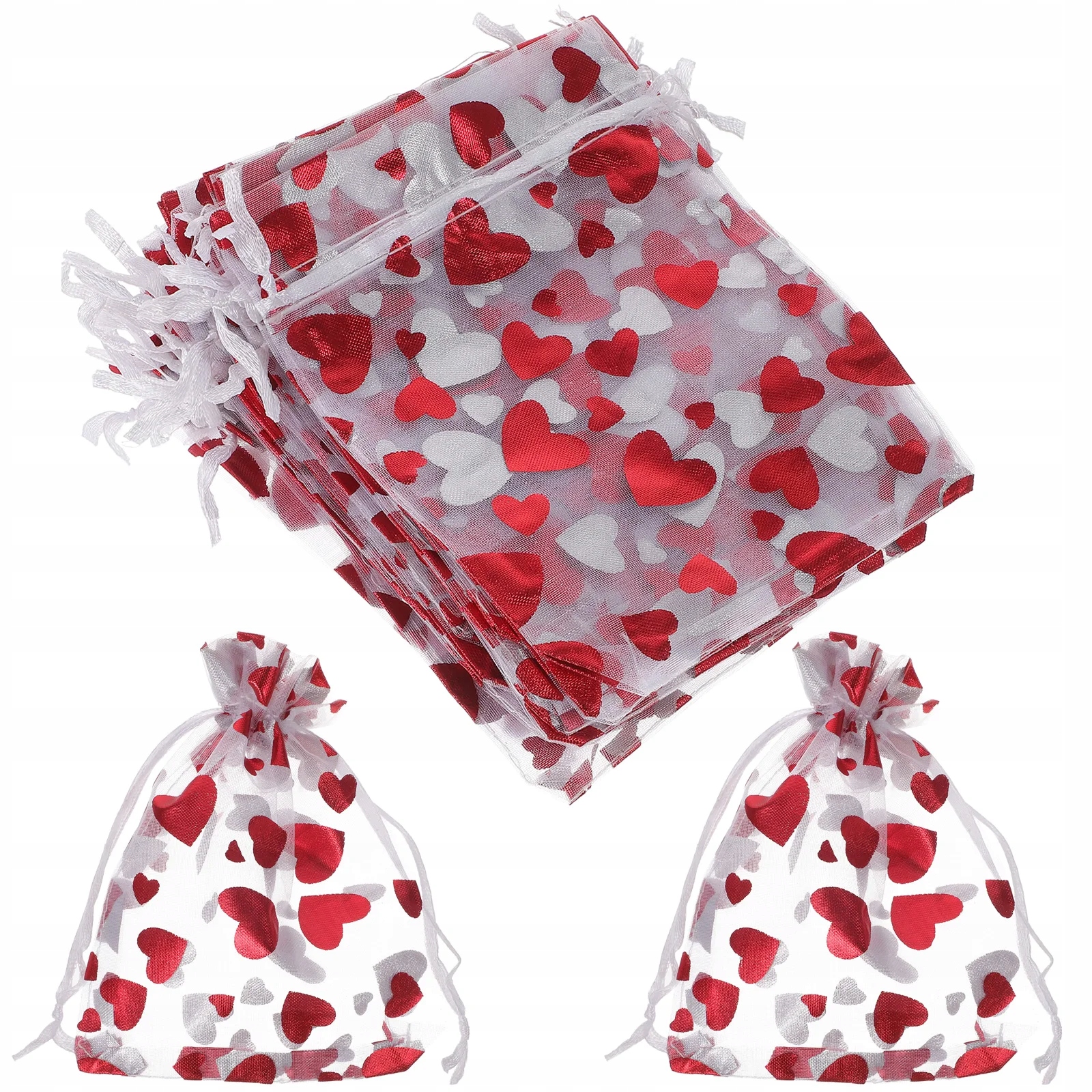 

Torebki na słodycze Przezroczysta mała organza