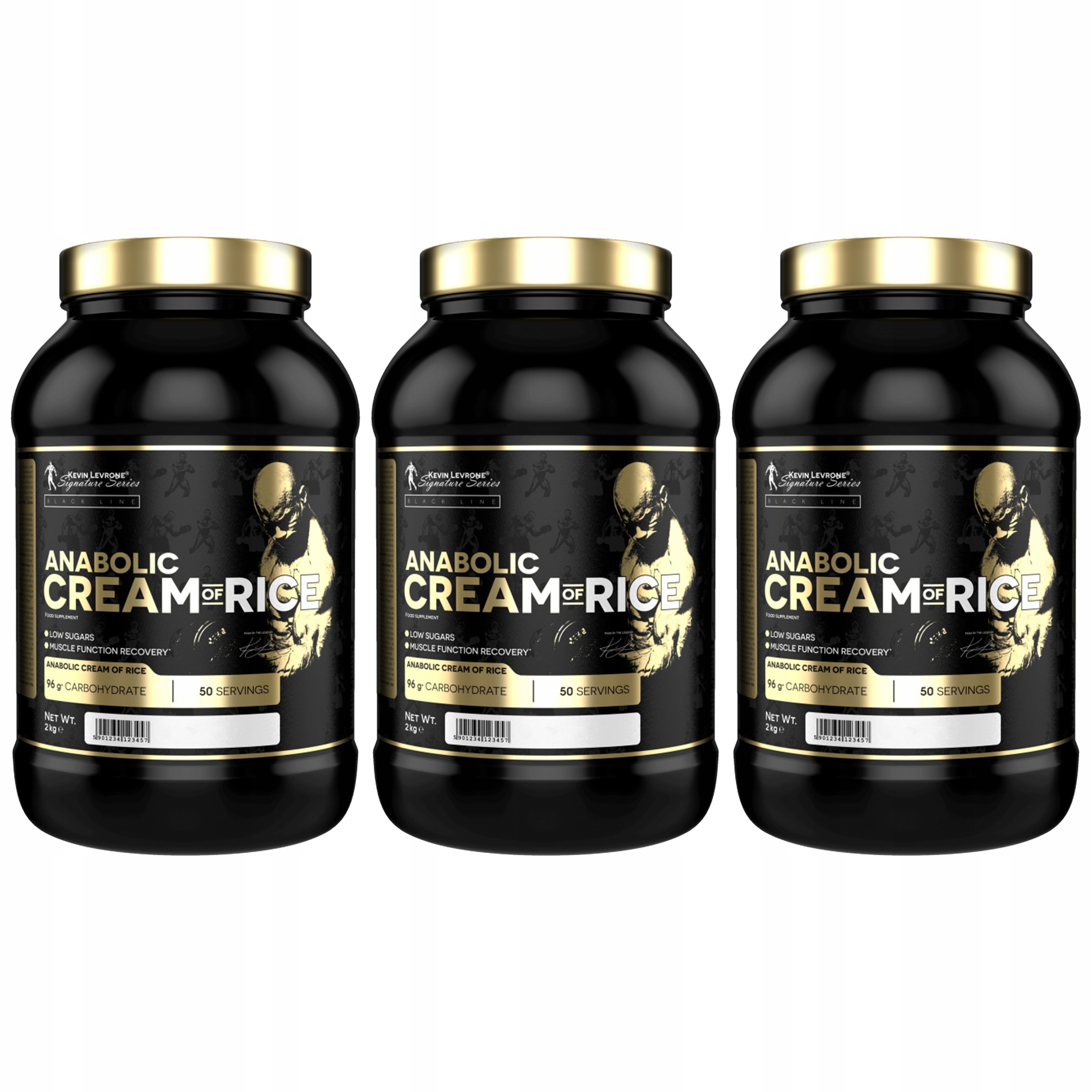 3x Sacharidy Anabolic Cream of Rice 2000g Regenerace svalů Kevin Levron