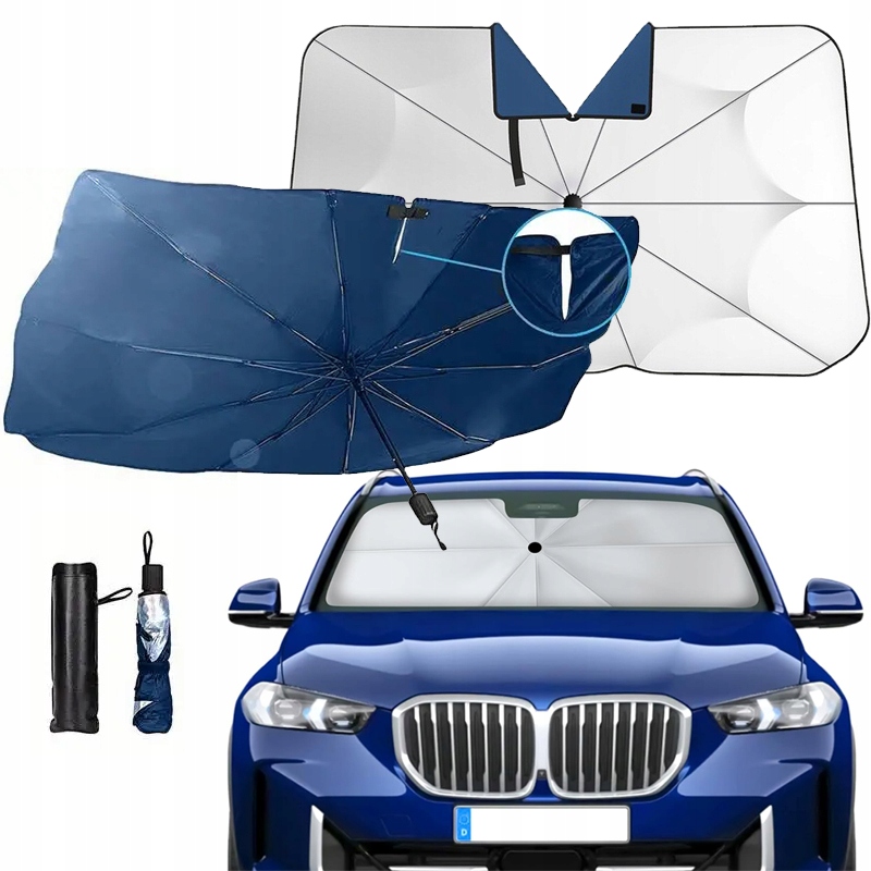 OSŁONA PRZECIWSŁONECZNA PARASOL DO SAMOCHODU AUTA SAMOCHODU MATA NA SZYBĘ