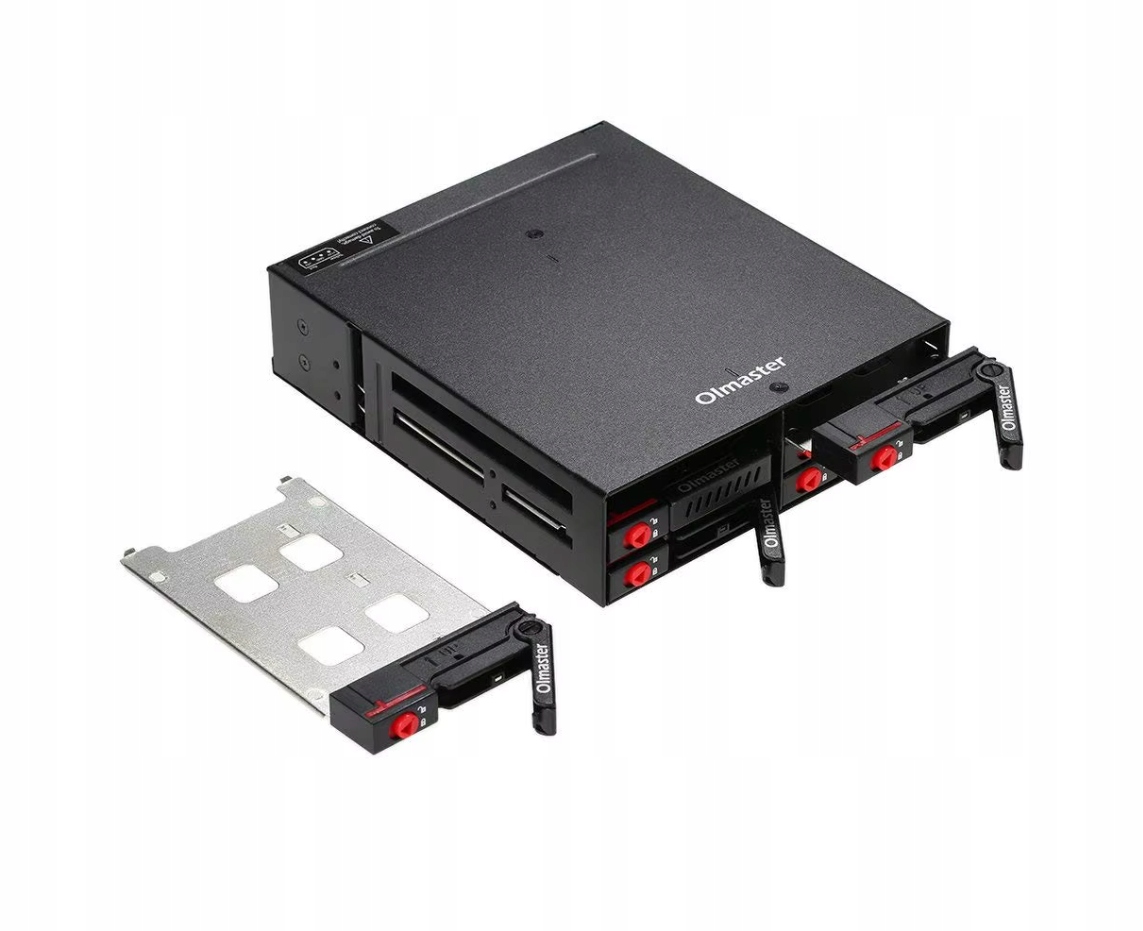 Kapsa na disk 4 x 3.5" Sata Adapter pro Pc 5.25" Hdd Olmaster