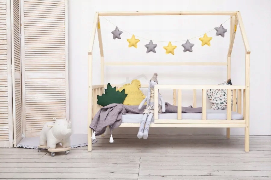 Łózko Domek na nóżkach 90x190 NOWOŚĆ Woodenheaven