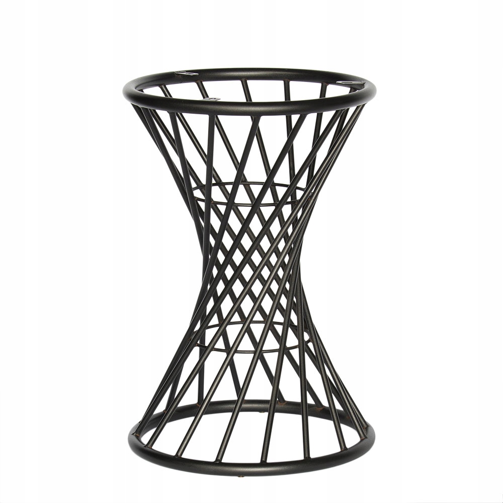 Loftová Noha, Černý Kovový Podstavec Pro Stůl, Prolamovaná Základna Stolku