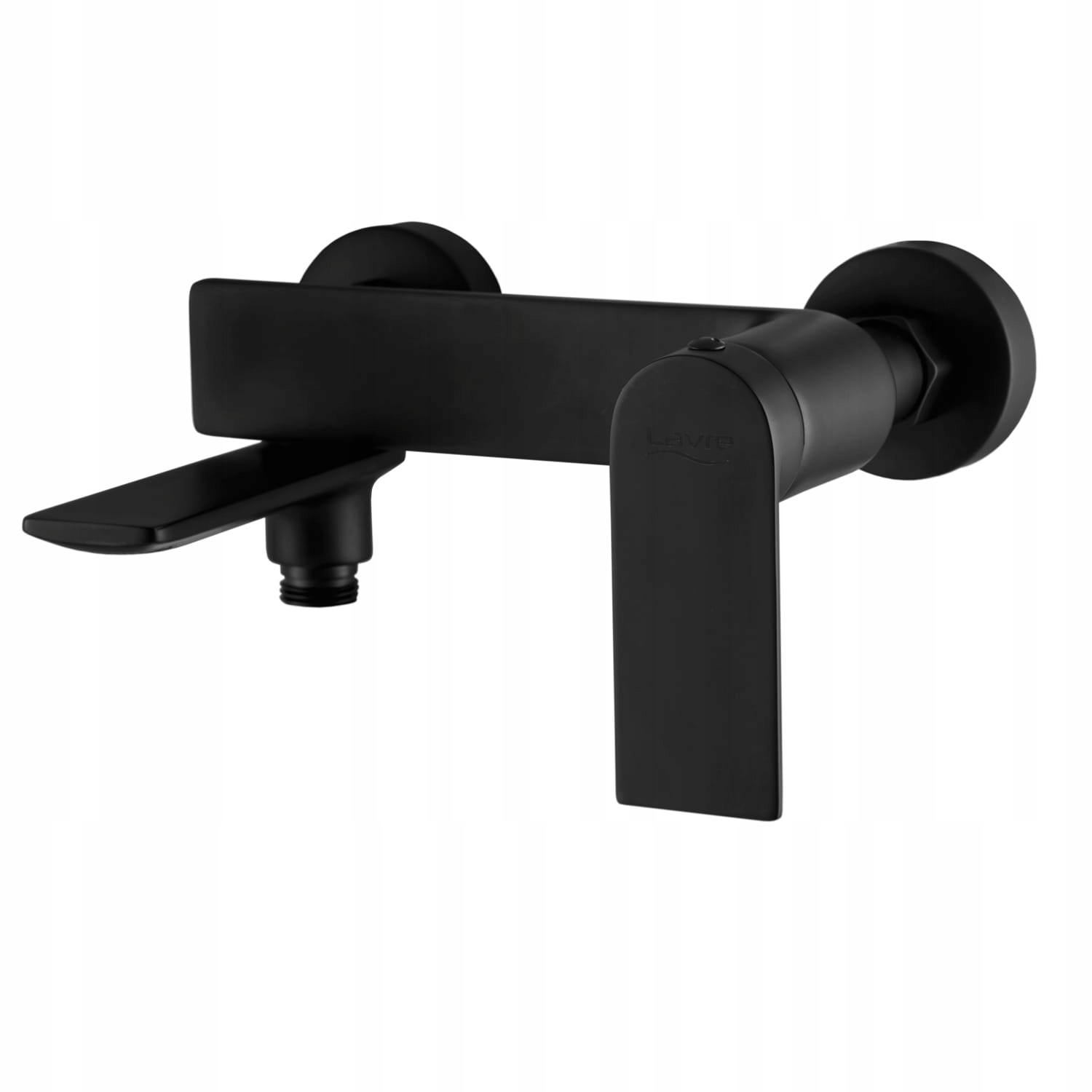 Kúpeľňová Nástenná Vaňová Batéria Faro Vodopád Kaskáda Čierna