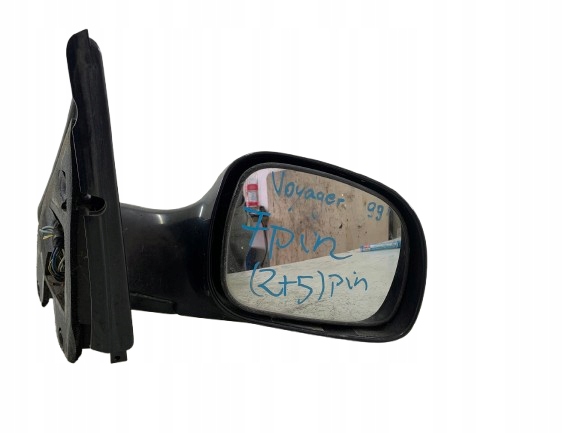 CHRYSLER VOYAGER III mirror right 7 PIN black,
