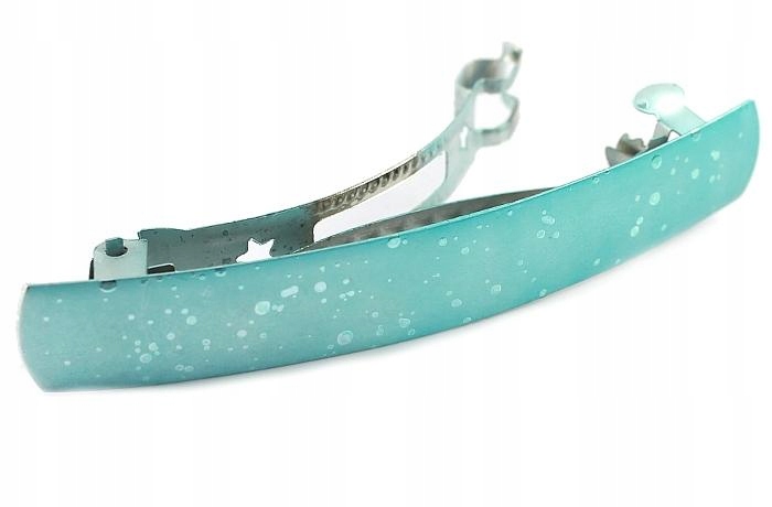 

Stylowa Klamra Do Włosów Metalowa Turkusowa