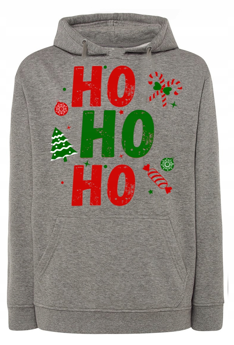 Pánská mikina s vánočním potiskem Ho Ho Ho, velikost M