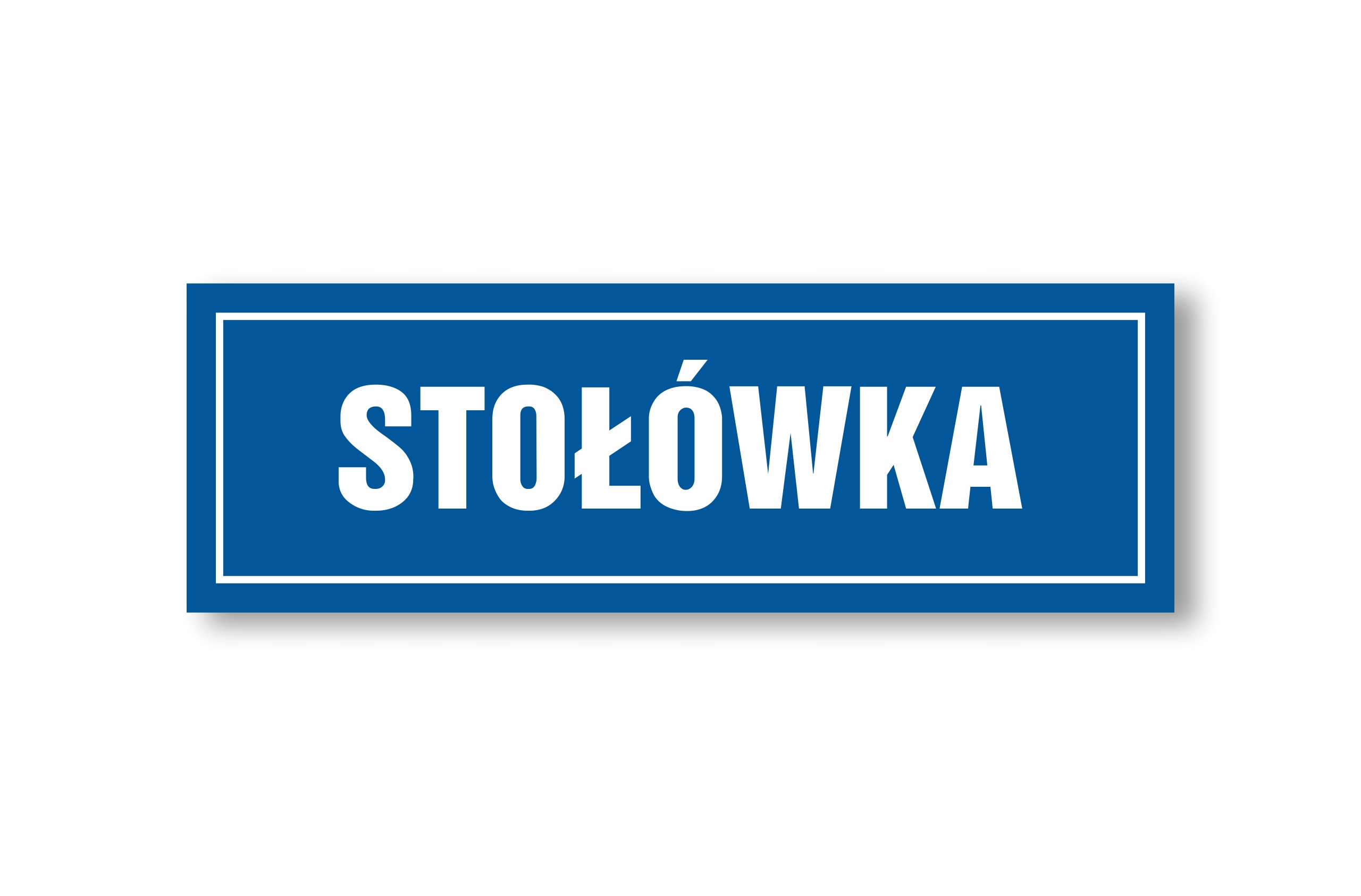 

Tabliczka Stołówka 30x10cm Pcv 1mm Uv