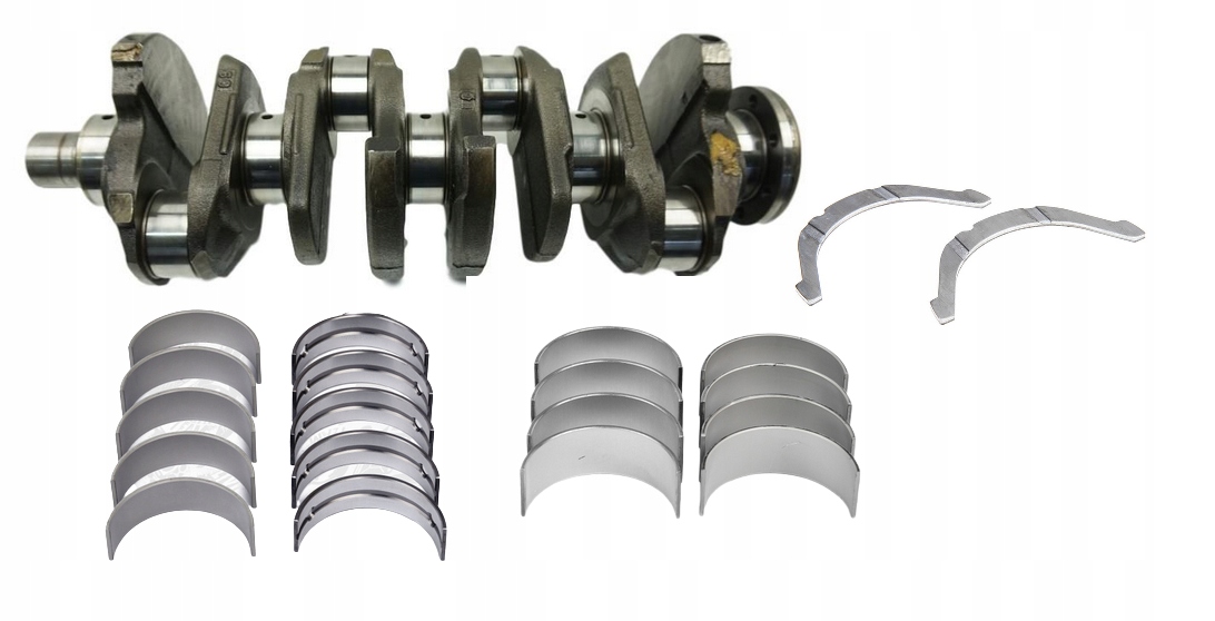 Wał korbowy z panewkami MITSUBISHI 1.9DI-D F9Q