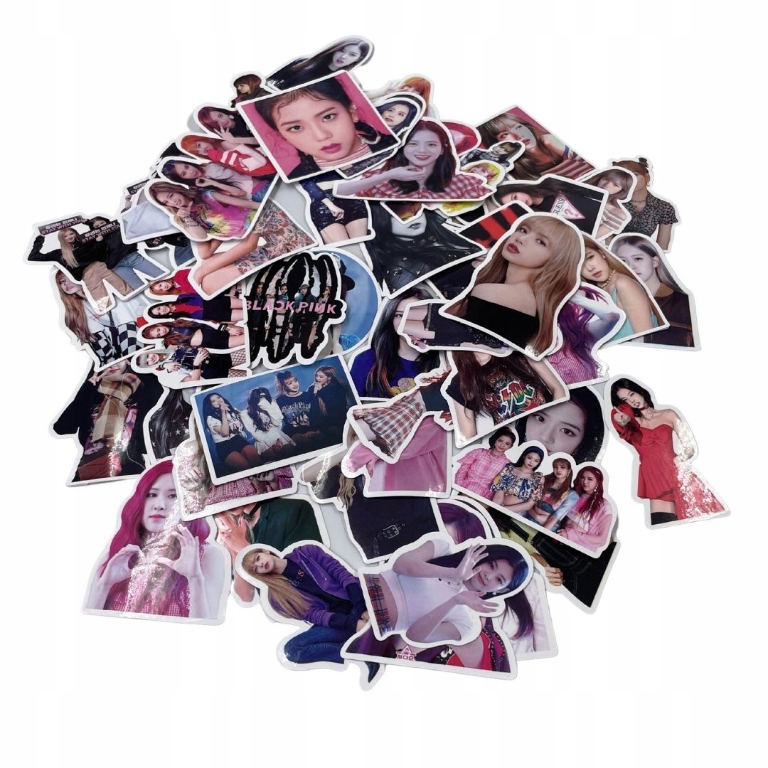 Zestaw Naklejek Wlepki StickerBomb Kpop Black Pink N355/614