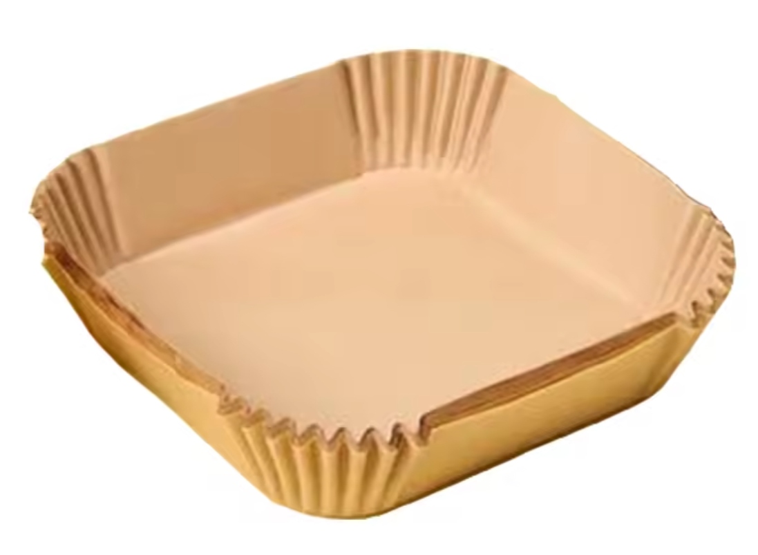 WKŁADKI DO PIECZENIA W FRYTKOWNICY BEZTŁUSZCZOWEJ PAPIEROWE FOREMKI 100 SZT Szerokość produktu 20 cm