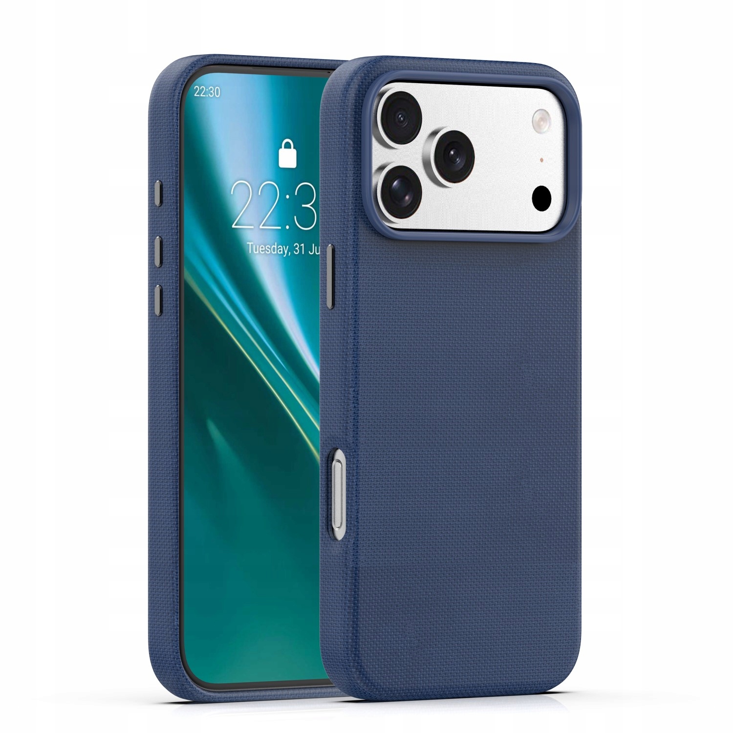 Kryt Etteri Elegant Mag pro iPhone 17 Pro Max, tmavě modrý, silný magnet