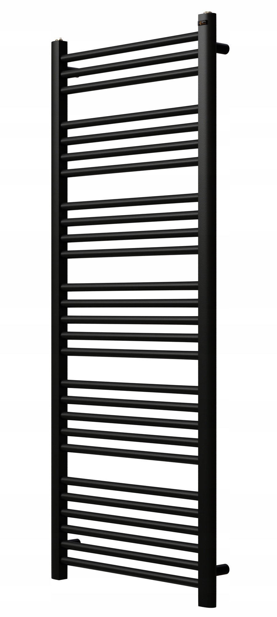 Kúpeľňový Ohrievač Rebrík 50 cm Hugo 130x50 Čierny Poľský Výrobca