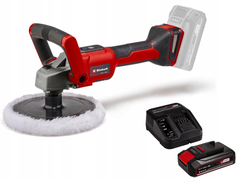 Einhell Úhlová Leštička Ce-cp 18/180 Li E 2093320 Set Akumulátor 2,5AH