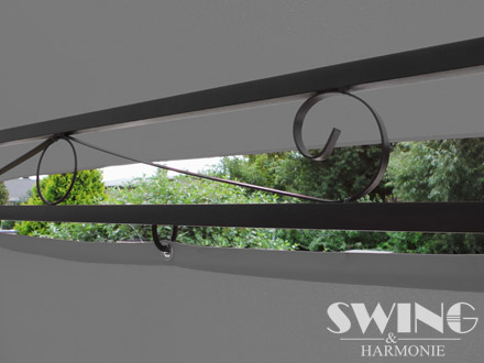 PAWILON OGRODOWY 3X4 NAMIOT OGRODOWY OŚWIETLENIE LED ZASŁONY ANTRACYT Typ pawilon