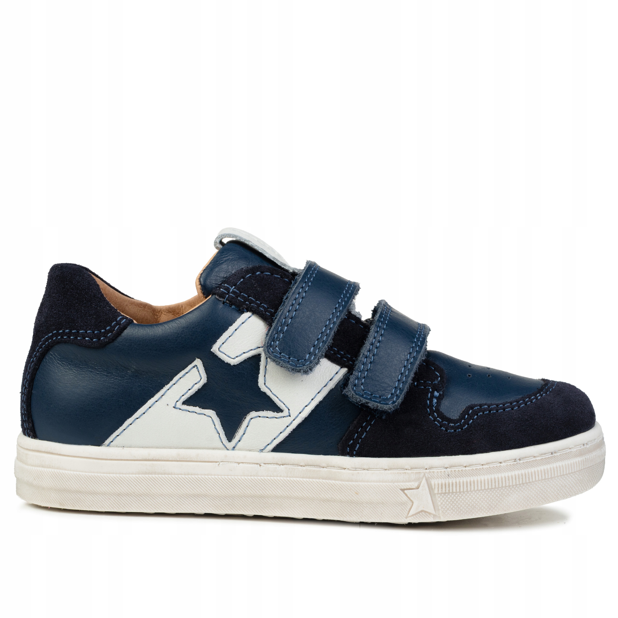 Buty, półbuty skórzane, dziecięce Froddo Dolvy G2130365 Dark Blue