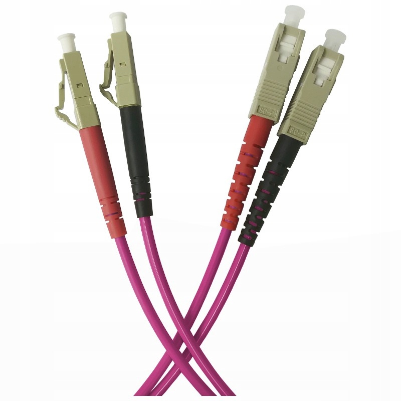 Patchcord światłowód MM duplex 50/125 SC-LC OM4 2m