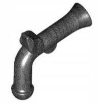 LEGO - Pistolet Pirata -CIEMNOSZARY PERŁOWY - 2562