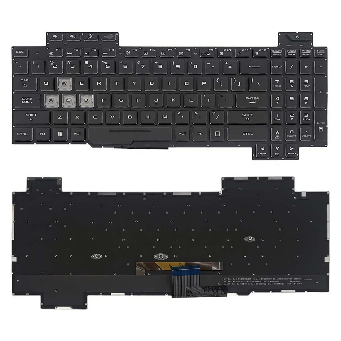 Sk/cz Klávesnica Asus Strix II GL704G GL704 GL704GM Rgb