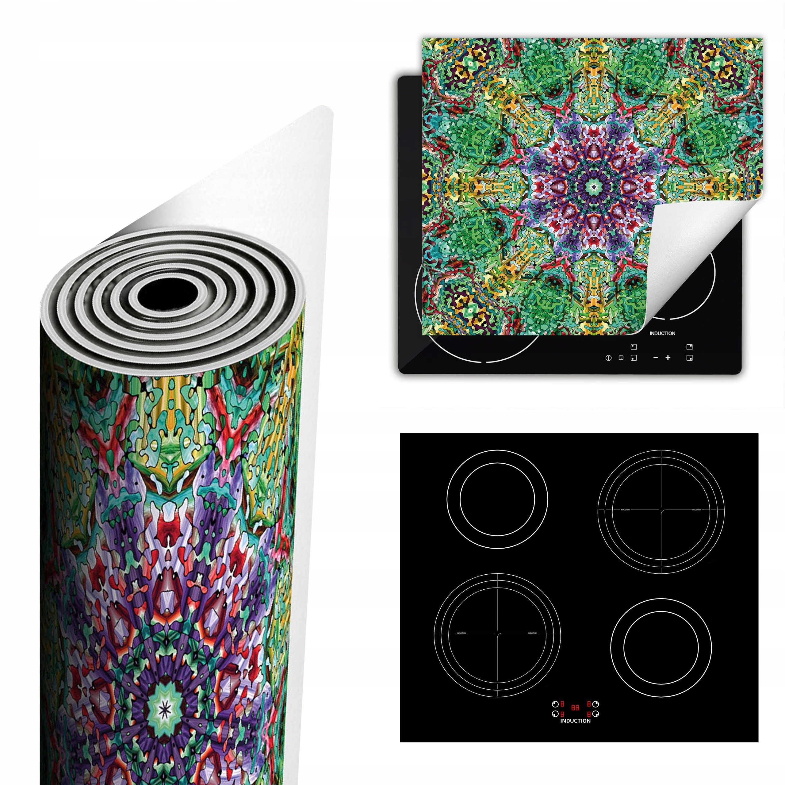 Ochranná Podložka Na Sporák Pro Více Místa 60x52 barevná mozaika