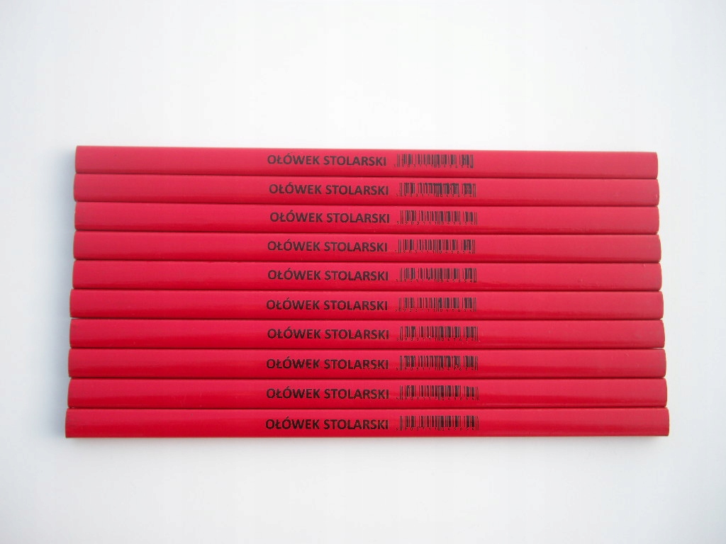 

Ołówek Stolarski Budowlany Czerwony 250mm 10 Szt