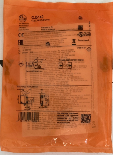 OJ5142 IFM, General Accessories