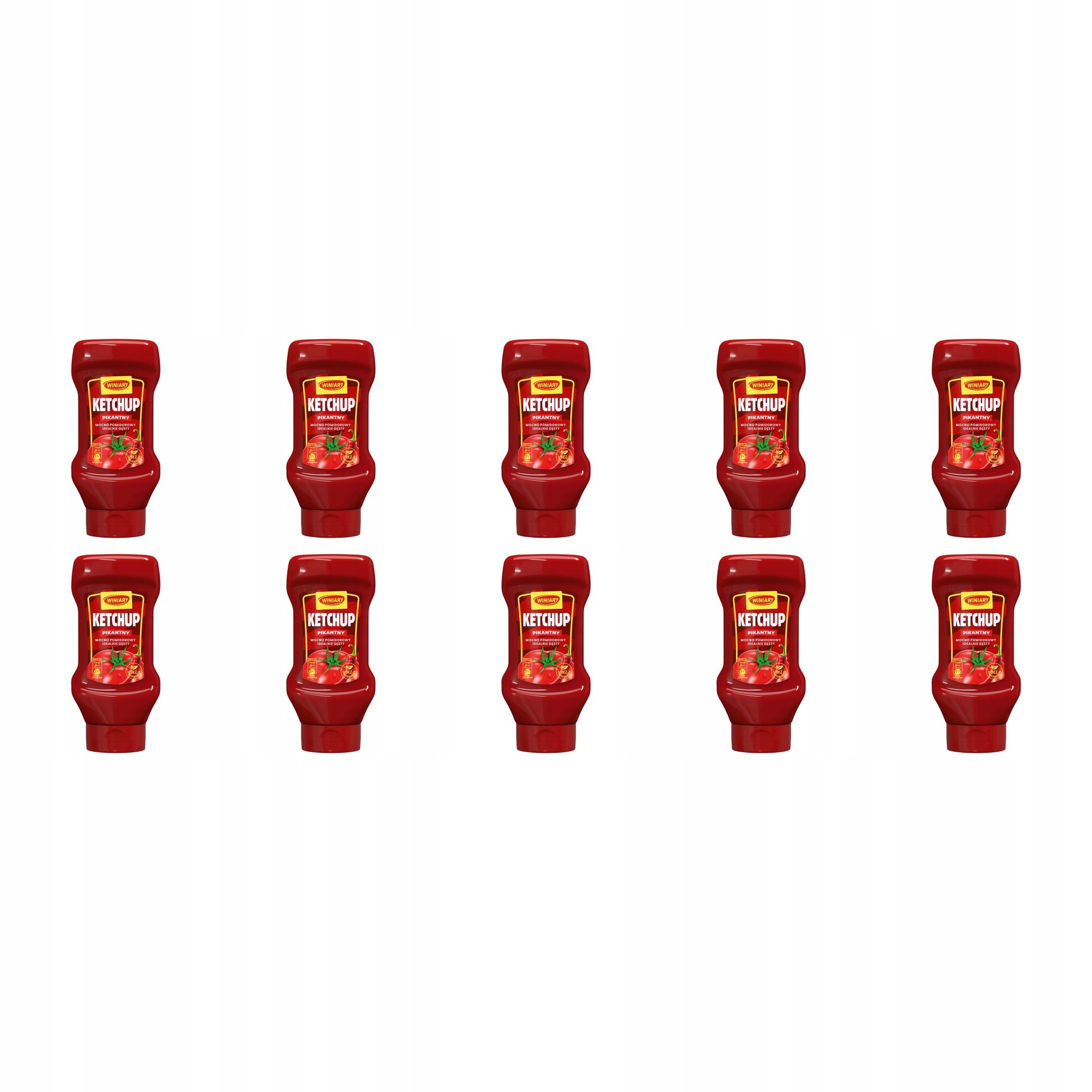 10x 450g Winiary Ketchup Pikantny Karton