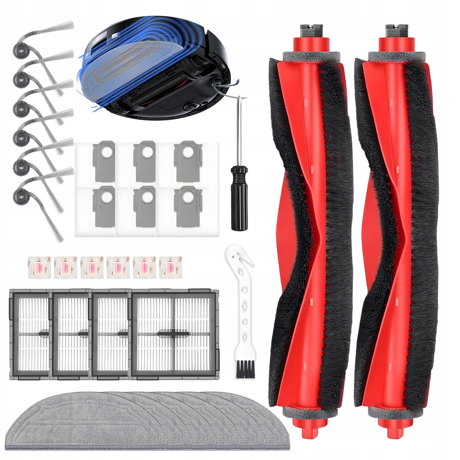 Set hlavní kartáč filtry mopy sáčky boční kartáče pro Roborock Q10 S5