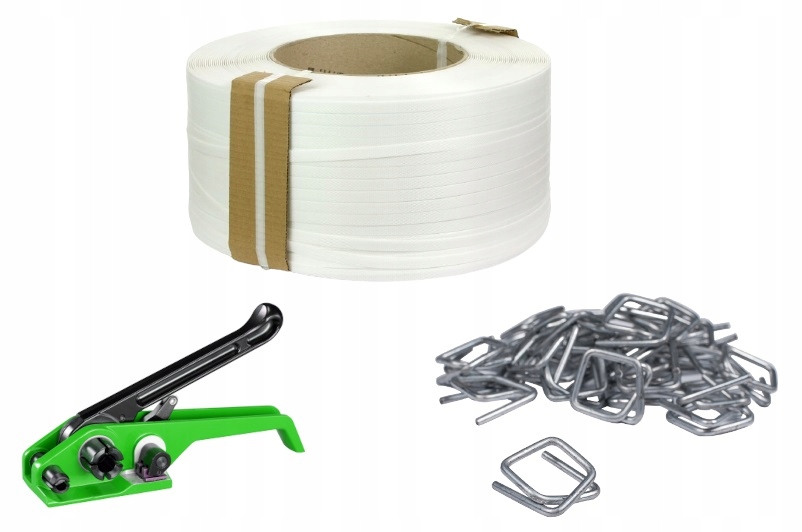 16mm zestaw do pakowania palet paczek 245kg TAŚMA