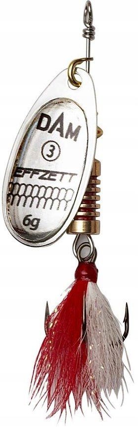 Błystka Obrotowa Dam Standard Dressed Silver 5 12g