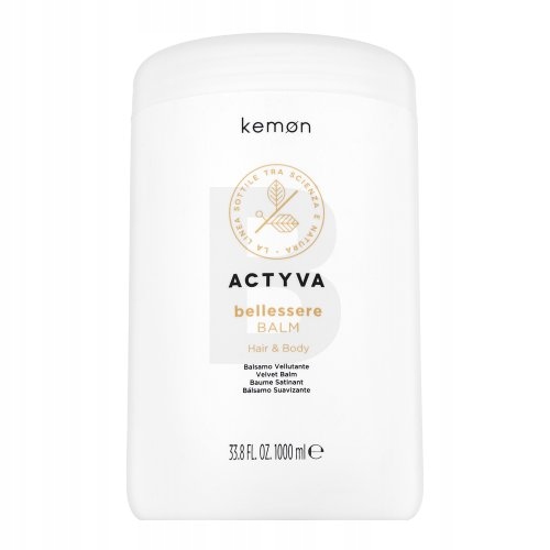 Kemon Actyva Bellessere Balm vyživující balzám na vlasy i tělo 1000 ml