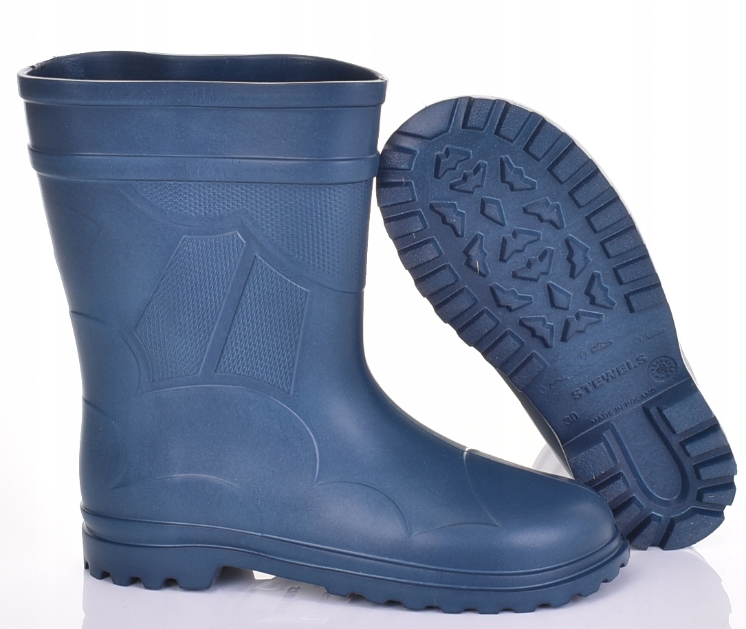 KALOSZE DAMSKIE PIANKOWE EVA POLSKIE WIOSENNE LEKKIE Rozmiar 34