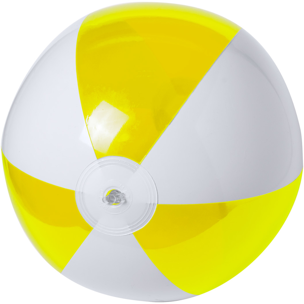 Piłka Plażowa dmuchana 28cm Dwukolorowa 6-panelowa
