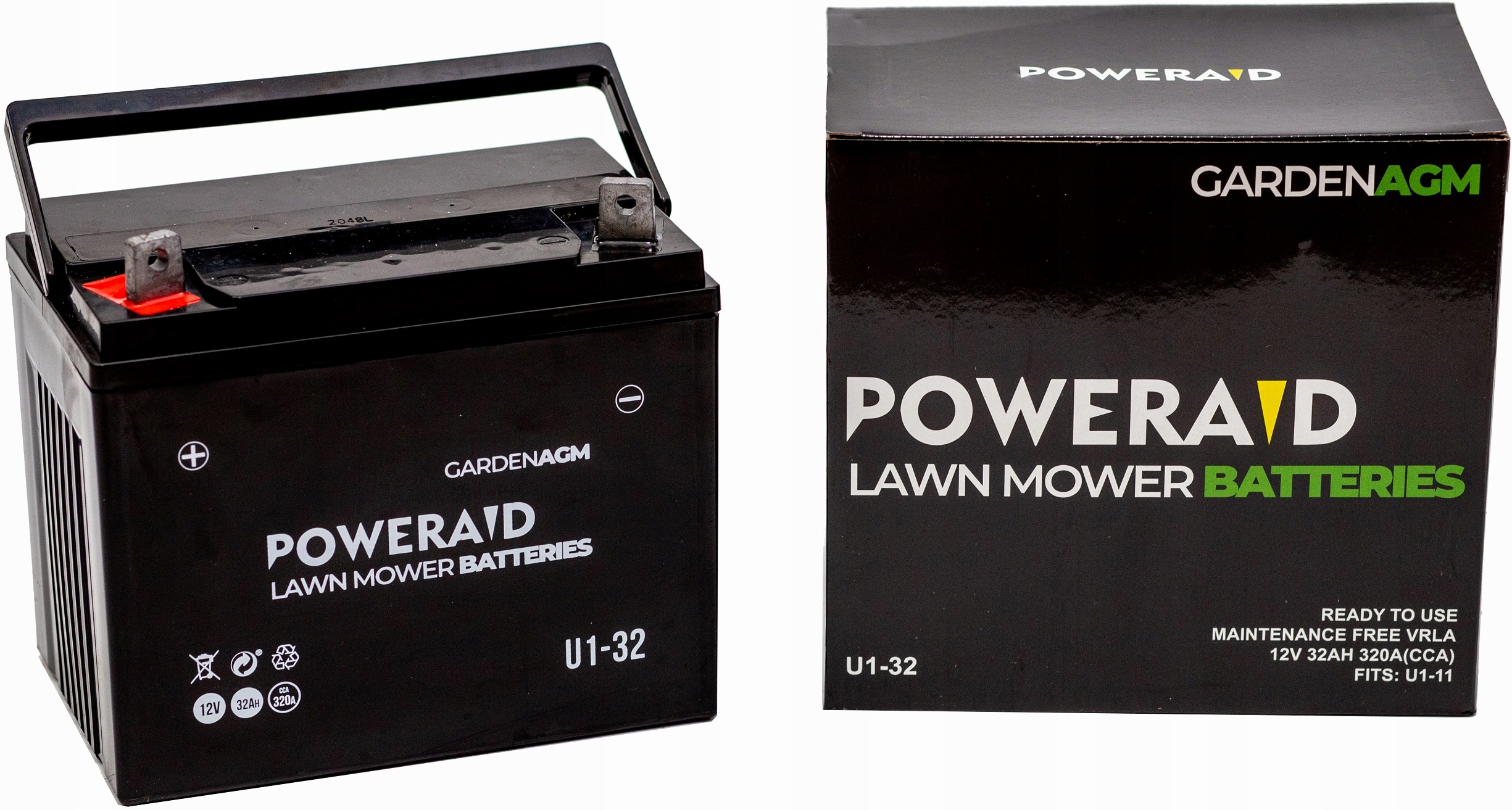 Akumulator Agm Poweraid 12V 32AH 320A U1-32 Kosiarka Traktorek