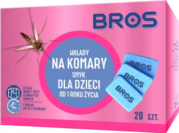 

Bros wkłady do elektro na komary Smyk 20 szt