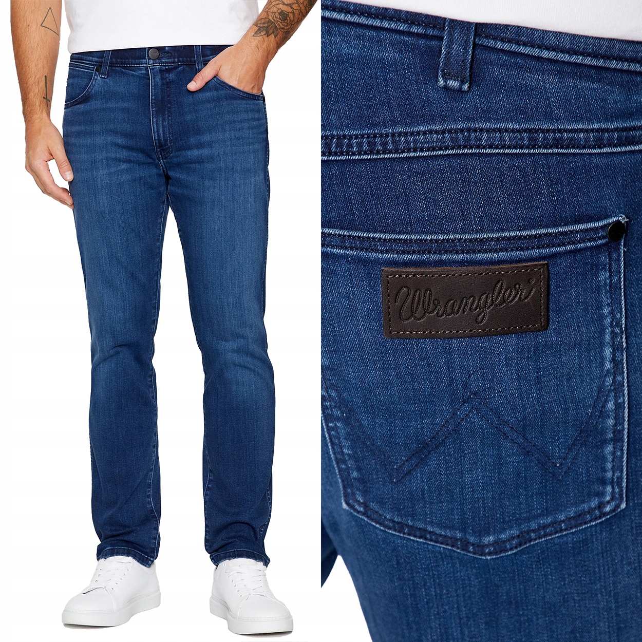 Wrangler Larston Apollo Free To Stretch pohodlné kalhoty W31 L34