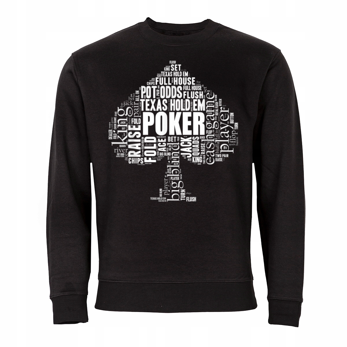 Pánská Mikina Poker Texas Holdem Pik Pot Odds