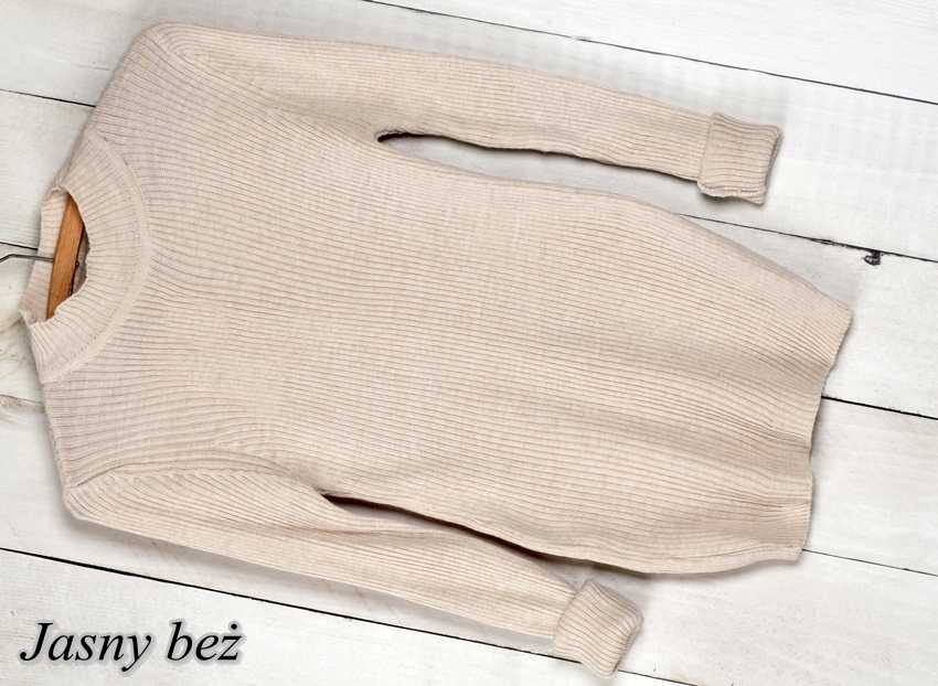 070 CIEPŁY SWETER GOLF STÓJKA PRZYLEGAJĄCY MIX Materiał dominujący akryl