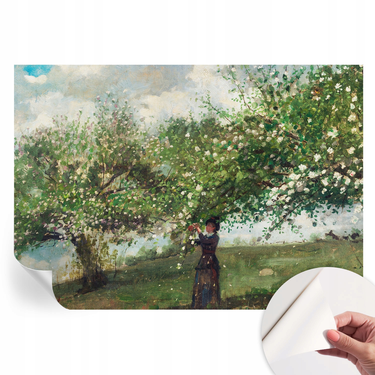 Samolepicí dekorativní fototapeta do kanceláře Jarní scéna 208 x 146 cm