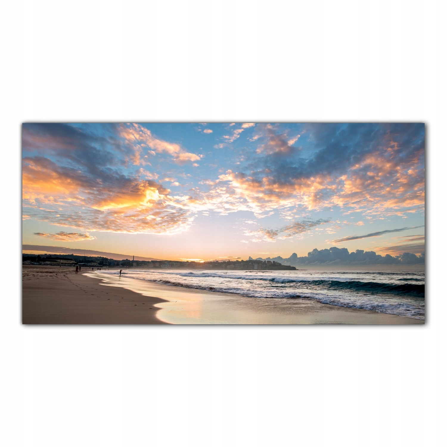 Austrálie Východ slunce 100x50 Lacobel do kuchyně