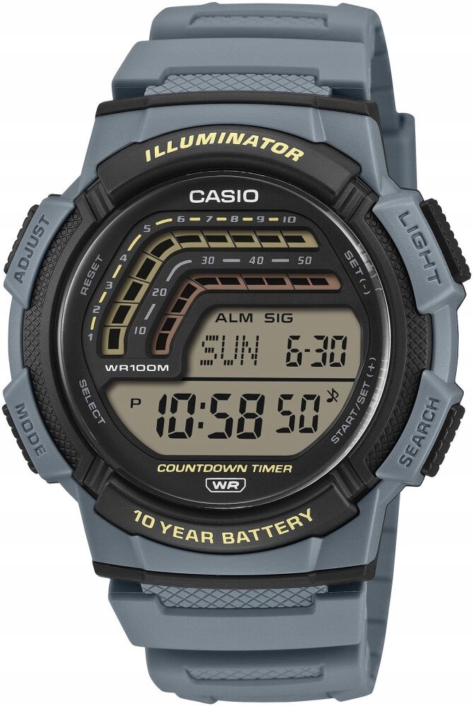 Zegarek Casio WS-1800-2AVEF bieganie basen