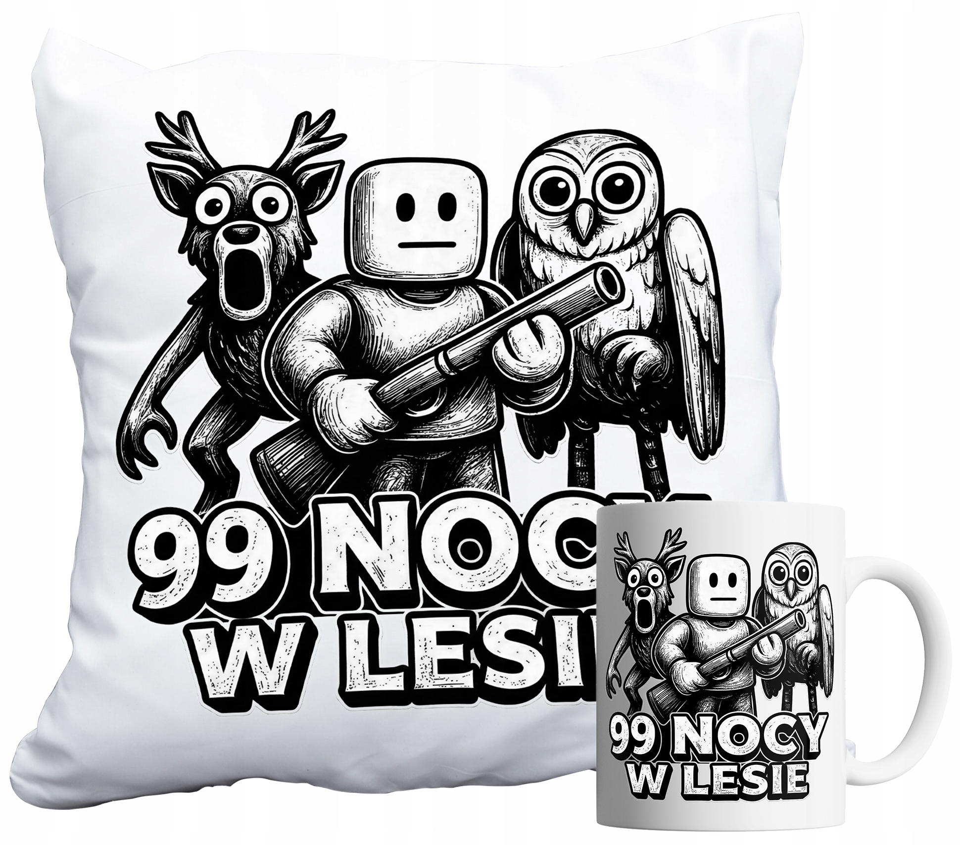 Sada Hrnek A Polštář – Roblox 99 Nocí V Lese Hraje Dárek Jméno