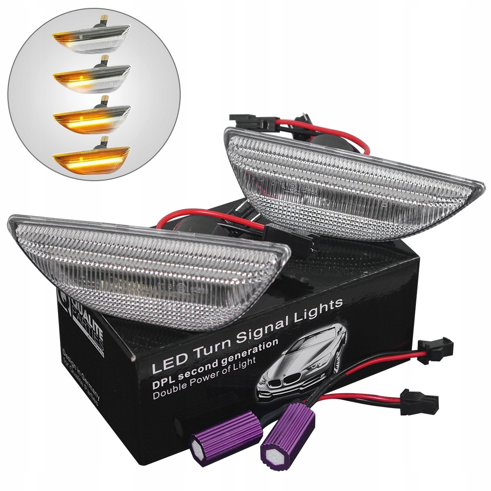 DPIPUBZSZ Dynamische Blinker Für Opel Mokka & Chevrolet Trax - Smoked Black