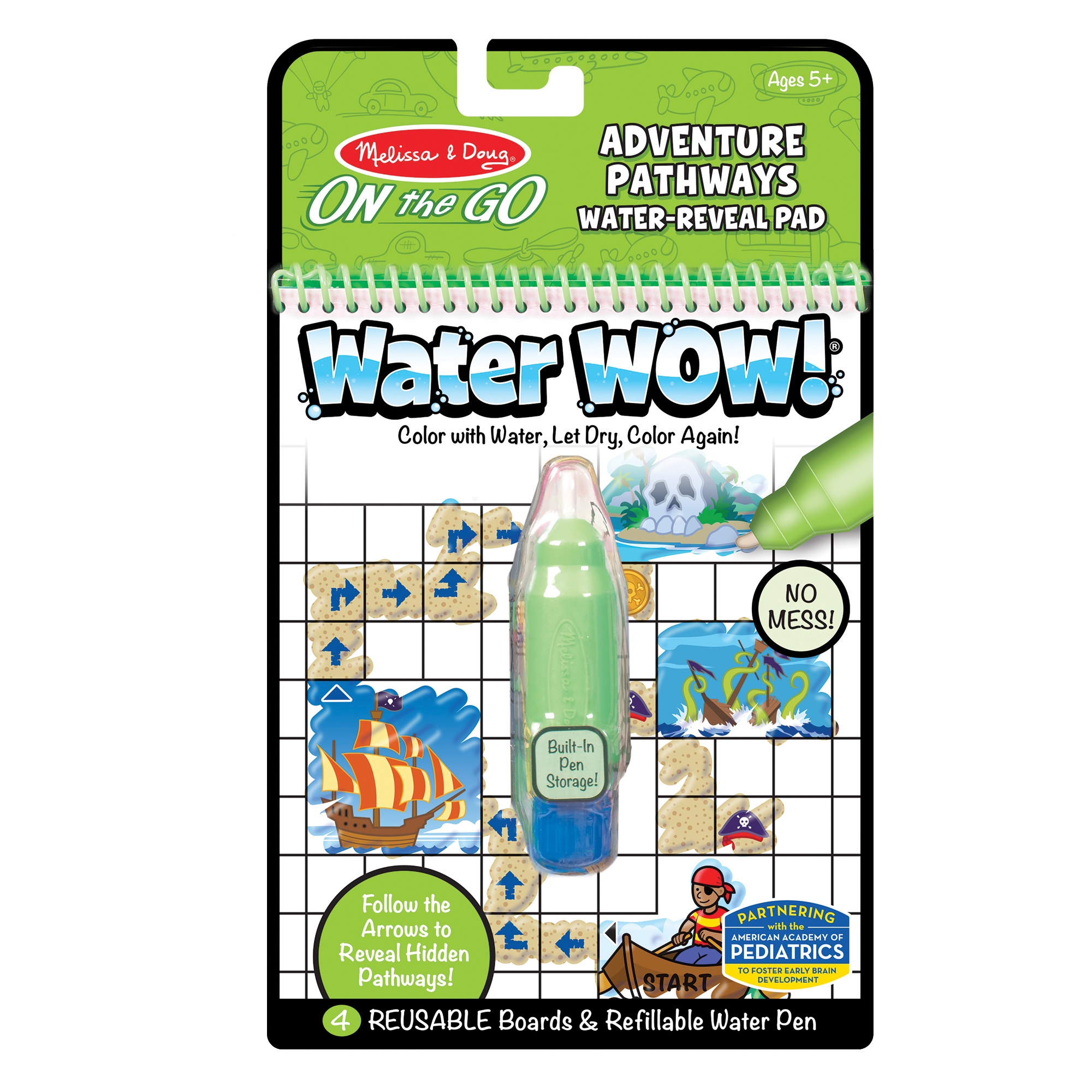 

Kolorowanka wodna Przygoda Water Wow MelissaDoug